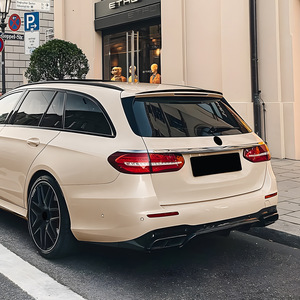 Mercedes-Benz E-Class W213 Estate Rear Spoiler Piano Black Carbon Fiber Texture ABS Deck DUCKTAIL 2016-2023 - Product Image 2