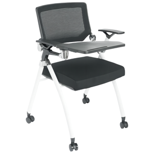 Centro di formazione in tessuto di maglia sala riunioni ufficio impilabile a dondolo in rete sedia in plastica per apprendimento per riunioni <span class=keywords><strong>sedie</strong></span> per conferenze - Product Image 3