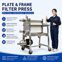 Machine de filtration d'huile d'olive Ace, filtre à cadre et à plaques pour huile alimentaire