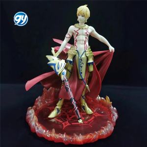 รูปปั้นอะนิเมะ Fate Gilgamesh ทองขนาด1/8รูปปั้นอะนิเมะ <span class=keywords><strong>FGO</strong></span> โมเดลฟิกเกอร์สำหรับจัดแสดงเครื่องประดับในกล่อง - Product Image 1