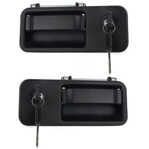 Manija de puerta de coche negra con llave de bloqueo para Volvo Truck 20398466L 20398467R - Product Image 3