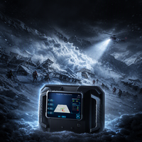 Détecteur radar portable LD-RII MIMO UWB à batterie 10 heures, détection traversant les murs, 3 cibles, 100 m, WiFi, IP65, haute précision, pour le sauvetage