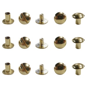 Rivets en laiton Jin Ming, diamètre de la tête 5/16 po, avec rondelle, pour jeans, style classique - Product Image 5