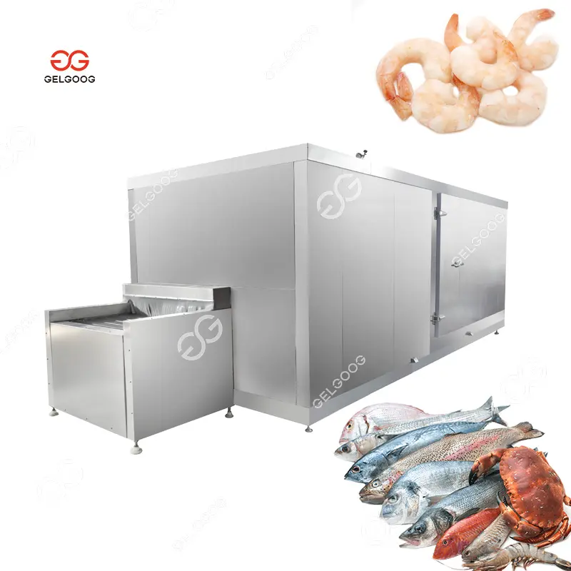 Gelgoog工業用急速冷凍食品フライシーフードエビ機器シーフード用Iqf冷凍庫