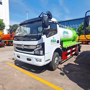 รถดูดสิ่งปฏิกูลคุณภาพสูง Dongfeng แบบสุญญากาศ 4x2 ความจุ 5 ลูกบาศก์เมตร สำหรับทำความสะอาดถังบำบัดน้ำเสียและท่อระบายน้ำ ขาย - Product Image 1