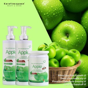 Private Label Organic Anti-dandruff Anti-Hair Loss <b>Moisturizing</b> Nourishing apple Hair <b>Shampoo</b> Set - Product Image 2