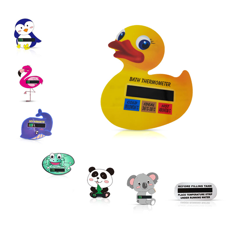 Температура воды тестирование Ванна Игрушки Утка термометр для ребенка