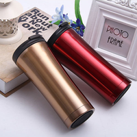 Taza Térmica de Acero Inoxidable 304 de Doble Pared de 16 oz con Impresiones Personalizadas, Taza de Café de Doble Pared, Taza para Camping