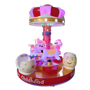 Fournitures de fête de Noël 3 sièges chinois carrousel tour intérieur Chine - Product Image 1