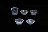 Aangepaste diameter 125mm fruitsalade snack dessert drank snack schaal Stanley Cup wegwerp PP transparante ronde container schaal
