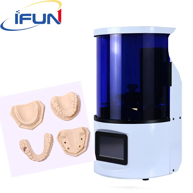 IFUN मिनी एलसीडी प्रयोगशाला 3d राल दंत दंत प्रयोगशाला के लिए प्रिंटर Biocompatible 3d प्रिंटर मशीन