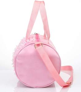 Sacs de sport roses grande capacité pour femmes avec logo personnalisé, sacs de danse pour filles, sacs de ballet pour enfants avec bretelles réglables - Product Image 6