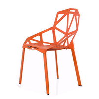 Chaises en plastique avec pieds en métal, Cadeira De Comedor, Tavoli E Sedie, chaise de salle à manger moderne transparente en plastique