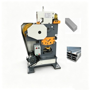 Machine combinée de poinçonnage et de cisaillement hydraulique série QA32 pour la découpe d'angles, de profilés, de barres plates, rondes et carrées – Cisailleuse à métaux - Product Image 1