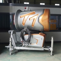 Machine à neige à commande entièrement automatique T7, performance stable, fabricant de neige pour parcs de neige, fourniture directe d'usine, équipement de fabrication de neige