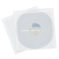 Papier Glassine respectueux de l'environnement LP Record Manchons intérieurs Accessoires de platine vinyle Disques Manchons intérieurs