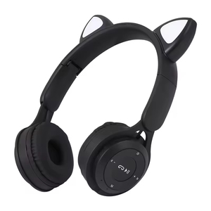 Cat's Ears Steamed Cat Ear Shaped Bread Hair <b>Light</b> Headworn Blue Tooth Headset Subwoofer Wireless Foldable Universal Headset - Product Image 3