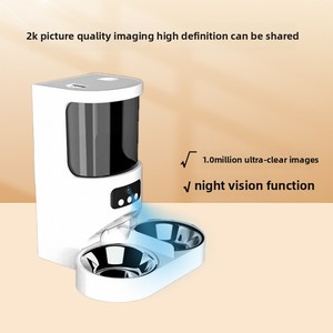 Comedero inteligente y moderno para mascotas, totalmente automático, ecológico, cronometrado, cuenco doble cuantitativo con cámara para gatos y perros - Product Image 5