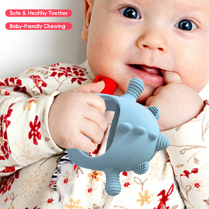 Anillo de Dentición de Silicona para Bebés, Juguete Suave y Delicado, Libre de BPA, 9 Colores, para Bebés de 0 a 24 Meses, Venta al Por Mayor - Product Image 3