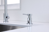 Distributeur automatique de savon mousse invisible en métal, design dernier cri, pour armoire de salle de bain, usage hôtelier