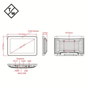 2025 New 8-<span class=keywords><strong>inch</strong></span> rk3568 2GB RAM <span class=keywords><strong>Android</strong></span> 11 công nghiệp sử dụng Wi-Fi <span class=keywords><strong>Tablet</strong></span> PC Wall Mount - Product Image 4