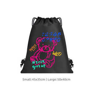 Wholesale Customized Promotional Polyester Nylon Drawstring <b>Bag</b> Draw <b>String</b> <b>Bags</b> With Logos - Product Image 5