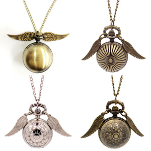 Collier Accessoires En Gros Golden Magic Ball Quartz <span class=keywords><strong>Horloge</strong></span> De Poche Montre Avec Chaîne Cadeau Pour Garçons Filles - Product Image 5