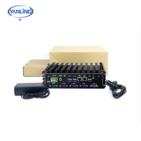 Core 11th Gen Nouveau Design Ordinateur Industriel Sans Ventilateur Double Gigabit LAN 9-36V Entrée 6 Ports COM HD Système Intégré Automatisation