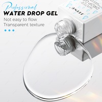 JTING Nouveau Gel de modelage effet goutte d'eau pour nail art, vernis à ongles transparent texturé pour salon de manucure