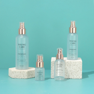 Stock Oblique Shoulder Frosted Empty <strong>Plastic</strong> <strong>Bottle</strong> with Pump 30ml <strong>60ml</strong> 100ml 200ml for Shampoo Serum Custom <strong>Label</strong> - Product Image 2