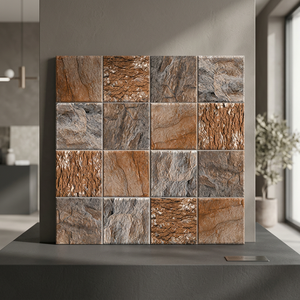 Carrelage Céramique Numérique Série Premium Finition Mate 300x300mm Moderne Étanche Résistant à l'Usure et au Feu pour Extérieur, Hall, Salle de Bain, Centre Commercial - Product Image 6