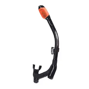 Embouts en silicone professionnels Tube de respiration en PVC <span class=keywords><strong>Tuba</strong></span> de plongée <span class=keywords><strong>avec</strong></span> valve sèche - Product Image 1