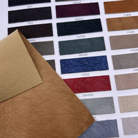 1.1mm d'épaisseur recyclé PU Faux cuir écologique canapé cuir synthétique Pu microfibre cuir végétalien pour meubles