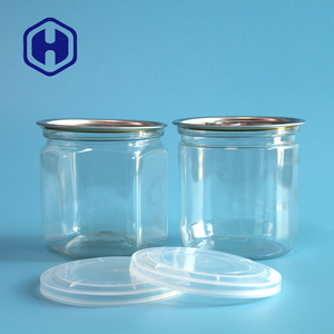 Boîte hermétique PET d'emballage de supermarché <span class=keywords><strong>avec</strong></span> couvercle à ouverture facile pour les aliments secs noix épices - Product Image 1