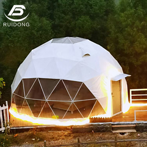 6M sang trọng hạng nặng 3 người glamping geodesic mái vòm Lều | khách sạn nghỉ mát, bên vườn & Ngoài trời tán nơi trú ẩn - Product Image 5