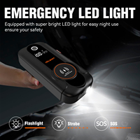 Démarreur de voiture portable 20000mAh 2000A, chargeur magnétique sans fil, affichage numérique pour démarrage d'urgence du véhicule