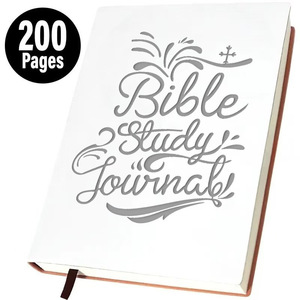 Cuaderno de <span class=keywords><strong>Estudio</strong></span> de Cuero Tamaño A5, Tapa Dura, 100 Hojas, con Encuadernación Cosida con Hilo, <span class=keywords><strong>para</strong></span> <span class=keywords><strong>Estudio</strong></span> Bíblico, Venta Caliente - Product Image 4