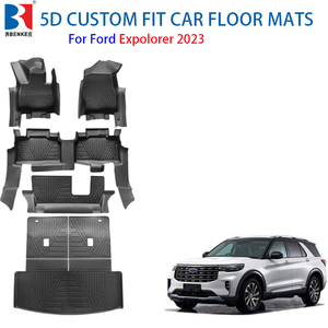 Alfombrillas de Coche 5D TPE Personalizadas OEM para Ford <span class=keywords><strong>Explorer</strong></span> 2023 LHD, Alfombrillas Antideslizantes Impermeables para Todo Clima, Suministro Directo de Fábrica - Product Image 1