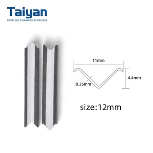 Clous en V pour cadres photo TS-D45 810, type AL, clous en V de 10 mm pour cadres en bois dur - Product Image 3