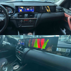 วิทยุติดรถยนต์ระบบแอนดรอยด์หน้าจอคู่ขนาด 21 นิ้ว พร้อมระบบนำทาง GPS มัลติมีเดีย สำหรับรถยนต์ BMW X3 X4 F25 F26 ปี 2013-2017 ระบบ NBT - Product Image 2