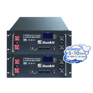 แบตเตอรี่ลิเธียมไอออน SUNKIT 5kwh 48-51.2v 100ah คุณภาพสูง ทนทานต่ออุณหภูมิสูง แบบติดตั้งบนแร็ค ขายส่งจากโรงงาน - Product Image 6