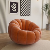 Fauteuil de luxe, canapé simple, chaise longue, style nordique, fauteuil en tissu, fauteuil de lecture pour appartement, petit salon