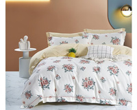 Parures de lit imprimées en coton personnalisées, nouvelles parures de couette en coton doux de luxe imprimées, parures de draps imprimées