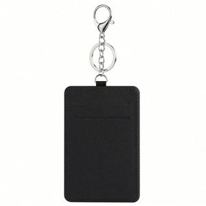 Custom Sublimation Blank Pu Leather Credit Card Holder Keychain Sublimation Card Holder Wallet Case Card Pouch for Women and Men - Product Image 5