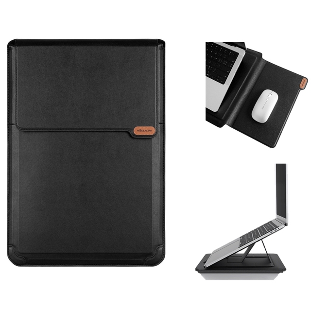 Nillkin 3 in 1 Laptop Sleeve for Large Laptop Storage From 15.6 to 16.1 Inch Magnetic Stand Mouse Pad for MacBook