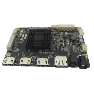 Tablero de control Lvds PCBA inteligente 3840x2160 4K 3 * H D M I 2,0 HDCP2.2 DP V BY ONE Tablero controlador de controlador LCD