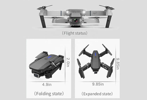 Quadricottero RC con Doppia Fotocamera FPV WIFI E99 E58 VS Drone K3 - Product Image 3