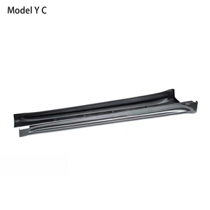 Jupes latérales en fibre de carbone style C pour Model Y 2018-2024 - Product Image 5