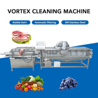 Industriële automatische machine voor het maken van verse gemengde bladgroentesalade, inclusief sla snijder, -wasser, -droger en verwerkingslijn