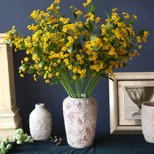 ดอกคาโมมายล์ประดิษฐ์จากไหมสีขาวเหลือง ยี่ห้อ Yihua Floral Art สำหรับตกแต่งบ้านและจัดงานแต่งงาน - Product Image 4